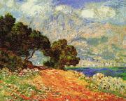 Claude Monet Menton seen from Cape Martin France oil painting reproduction